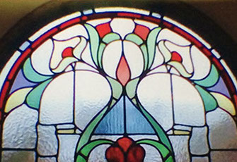stained glass arch image